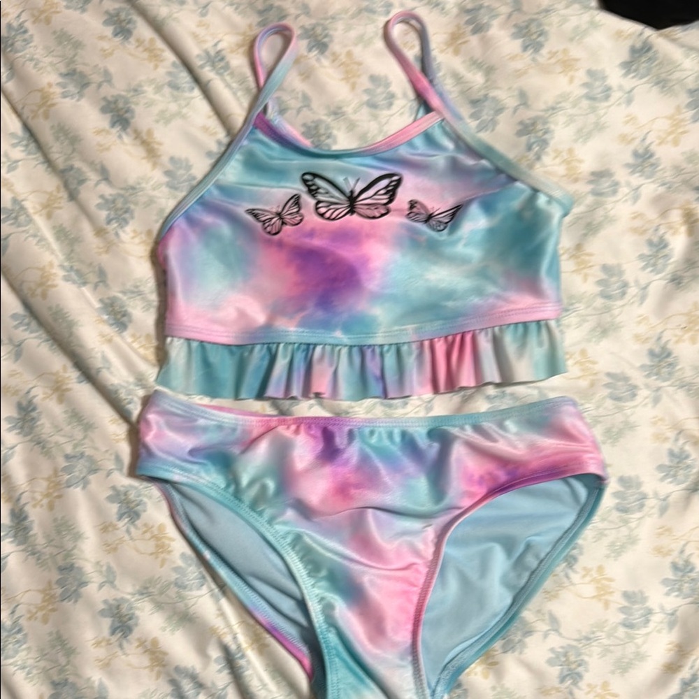 SO Kids Swim Bikini - Pastel Tie-Dye